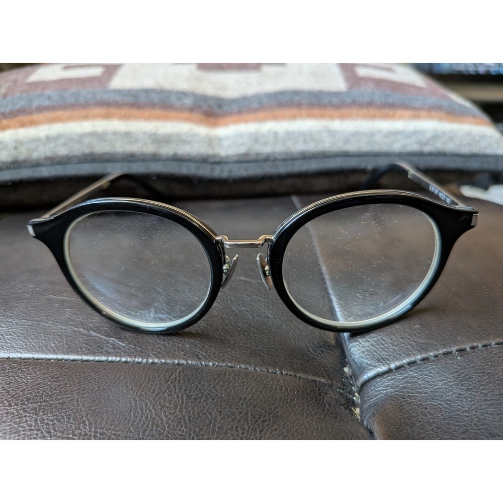 Saint Laurent Eyeglasses, Frames Only, SL 91 001 Black, 49-21-140, Metal, Italy